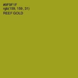 #9F9F1F - Reef Gold Color Image